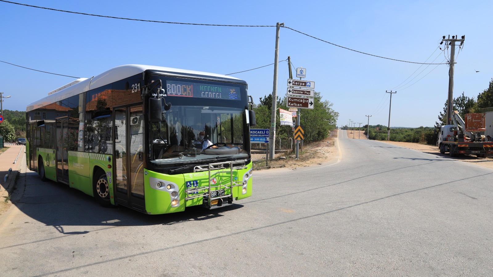 Mavi bayraklı plajlara 1 ayda 30 bin yolcu taşındı