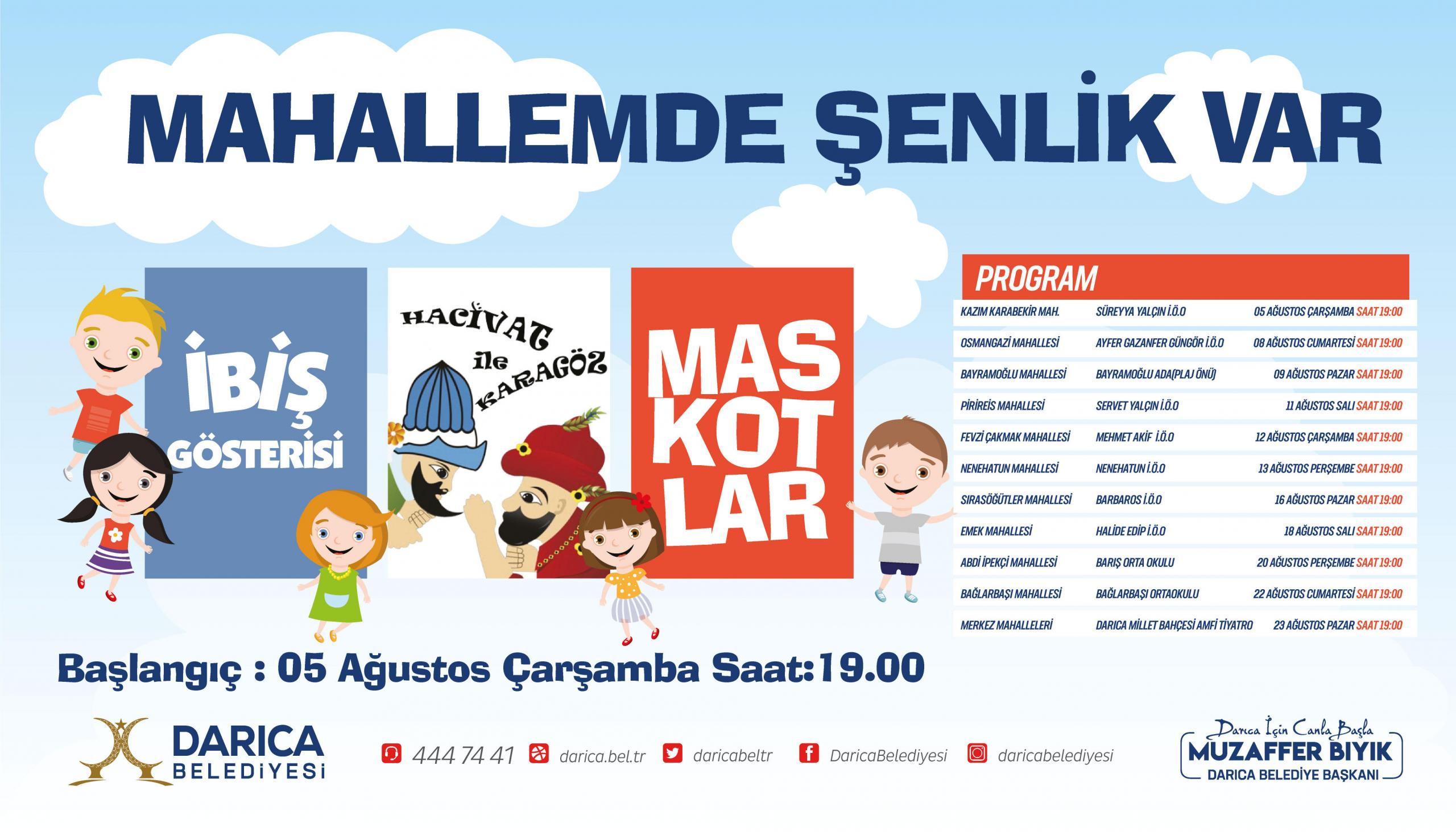 Darıca Belediyesi, çocukları eğlendirecek