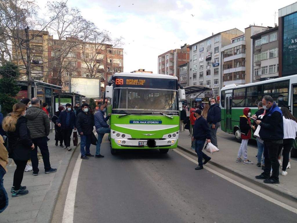 Toplu taşımada pandemi denetimi