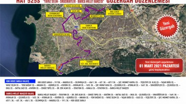 Gebze-Darıca arasında Hat 525S seferleri bugün başladı