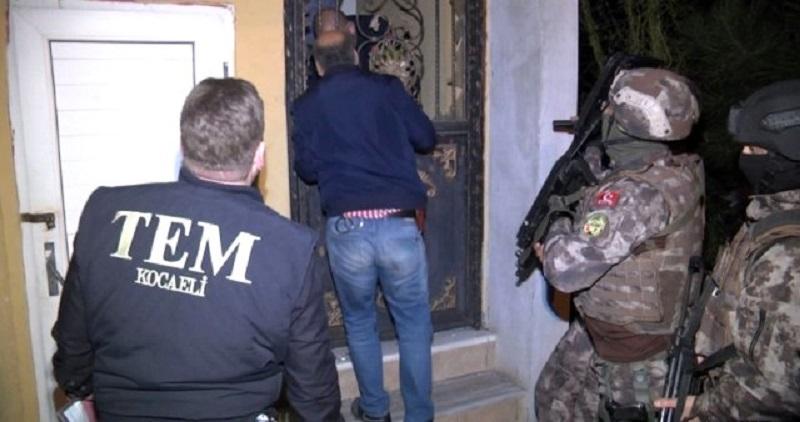 Kocaeli’de DEAŞ Terör Örgütü Şüphelisi 5 şahıs yakalandı