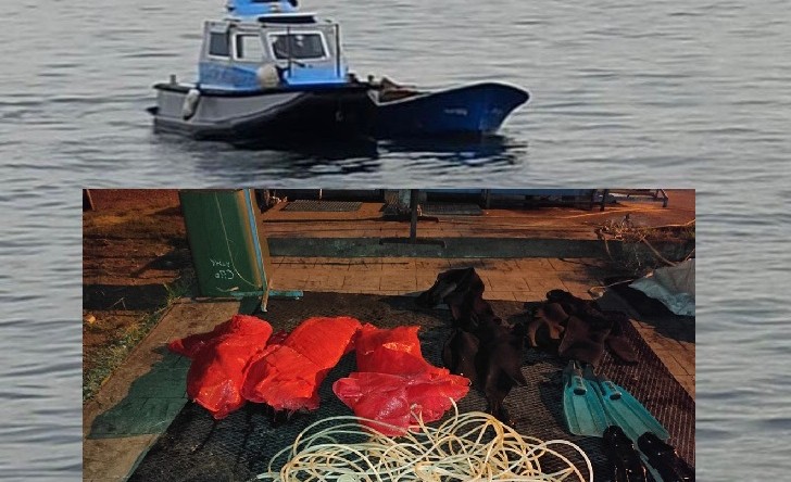 Kocaeli’de Kaçak Midye avcısına suçüstü