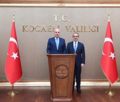 Kurtulmuş, Kocaeli Valiliği’ni ziyaret etti