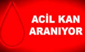 Acil kan aranıyor