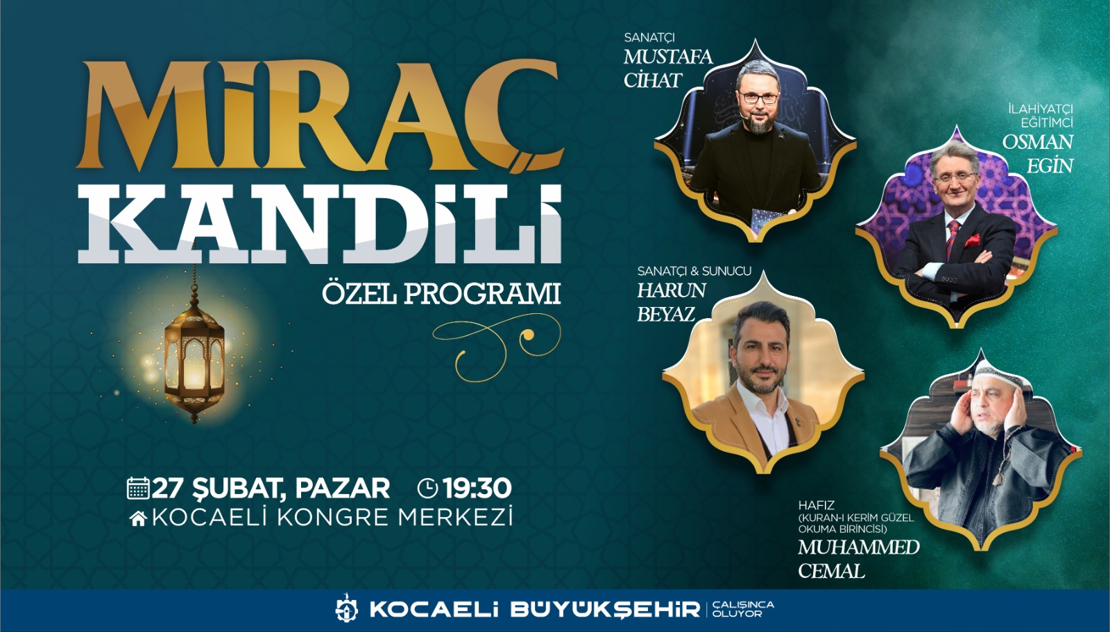 Büyükşehir’den Miraç Kandili Özel Programı