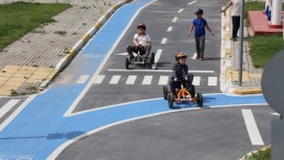 Darıca’da çocuklara uygulamalı trafik eğitimi