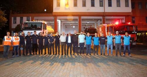 Kocaeli’den Marmaris’teki yangın söndürme çalışmalarına destek