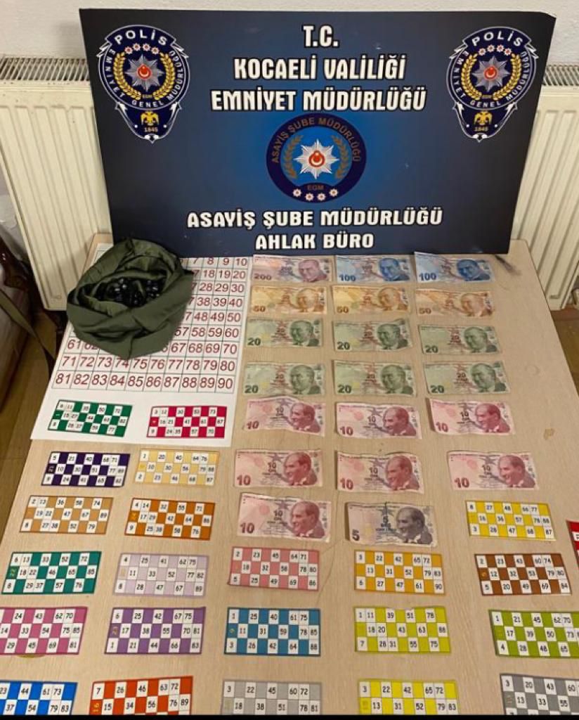 Kartepe’de kumar operasyonu: 6 kişi yakalandı