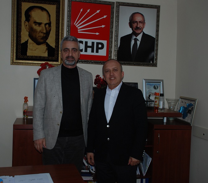 Kesemenli, CHP Derince İlçe Başkanı Bilgin’i Ziyaret Etti