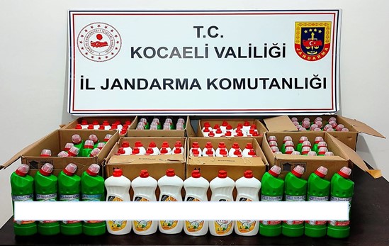 Gebze’de sahte deterjan ele geçirildi