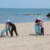 Kirletilen Uzunkum Sahili’nde kıyı temizliği yapıldı